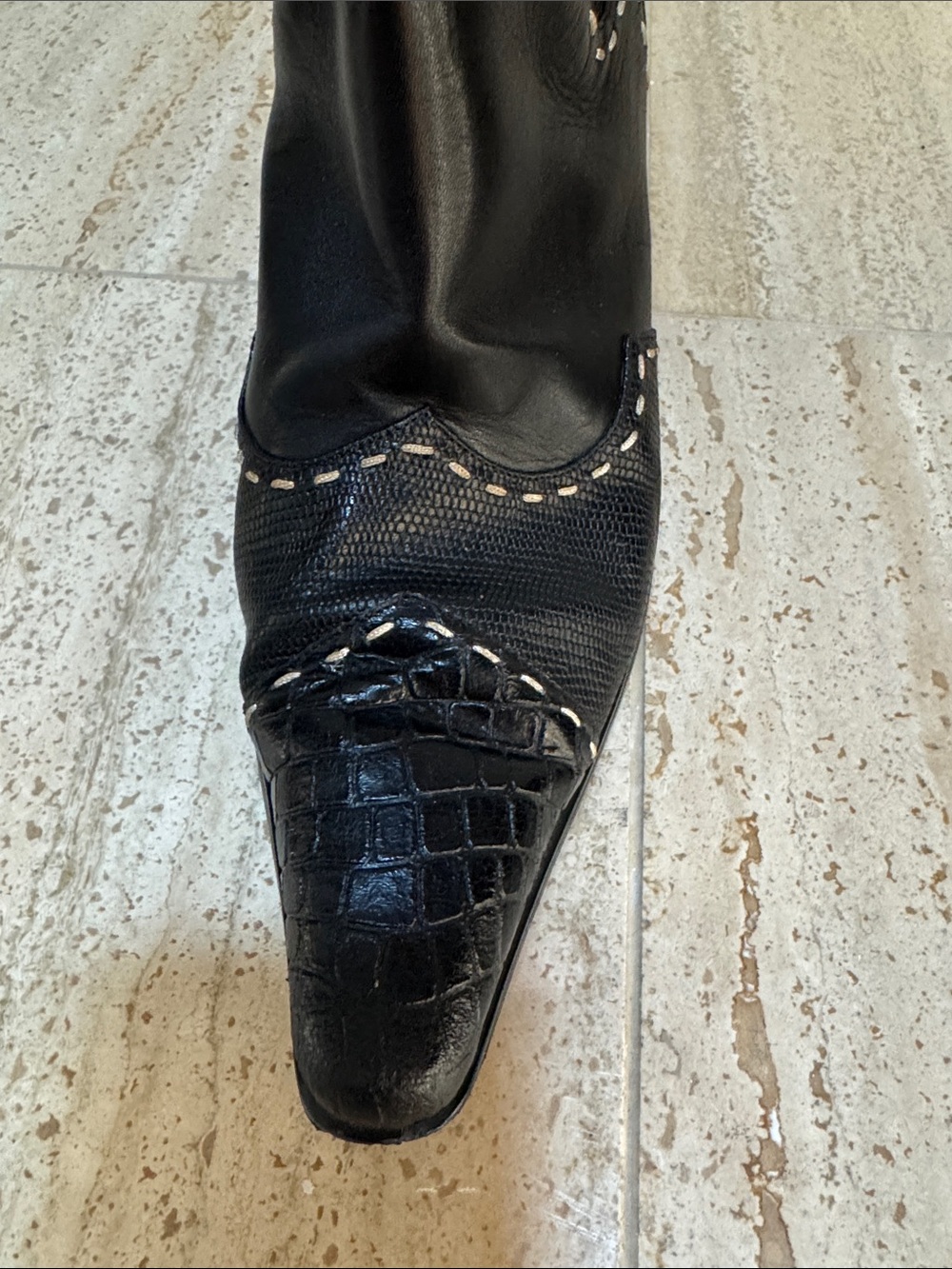 Newport News Cowboy Style Boots. Size 9 - Picture 6 of 8